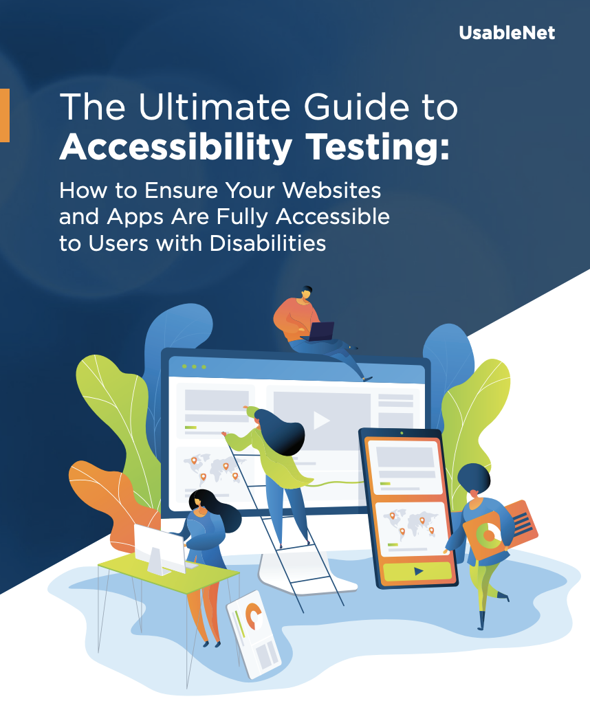 Cover Page of The Ultimate Guide to Accessibility Testing
